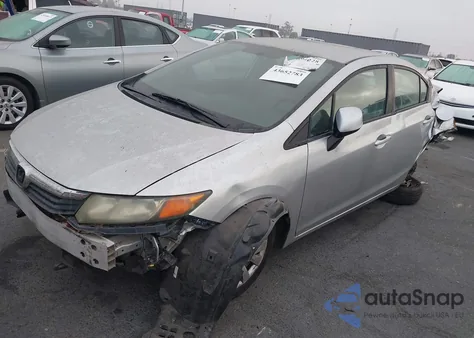 2012 Honda Civic Lx from USA, damaged, VIN 19XFB2F51CE393084